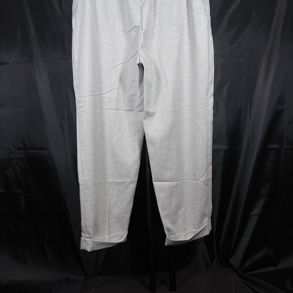 Zara Light Gray Ankle casual pants Sz XXL - Picture 10 of 14